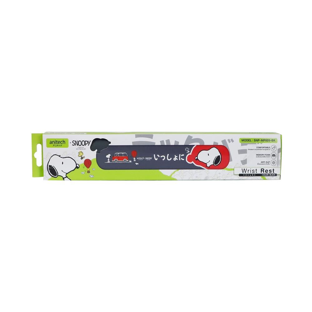 แผ่นรองข้อมือ ANITECH SNP-MP009 สีดำ