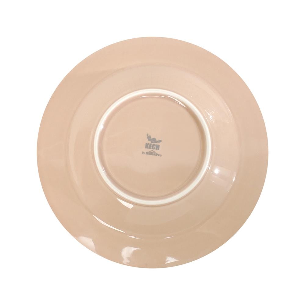 จานลึก FINE PORCELAIN 9 นิ้ว KECH AQUA PEACH