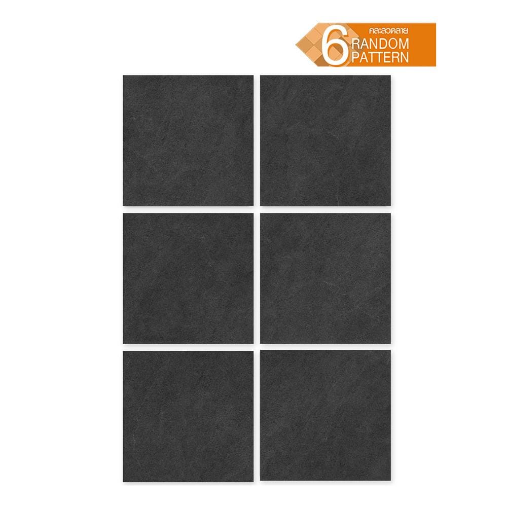 กระเบื้องพื้นพอร์ซเลน 60X60 ซม. COTTO พีโม ดำ PM 1.44 ตร.ม.