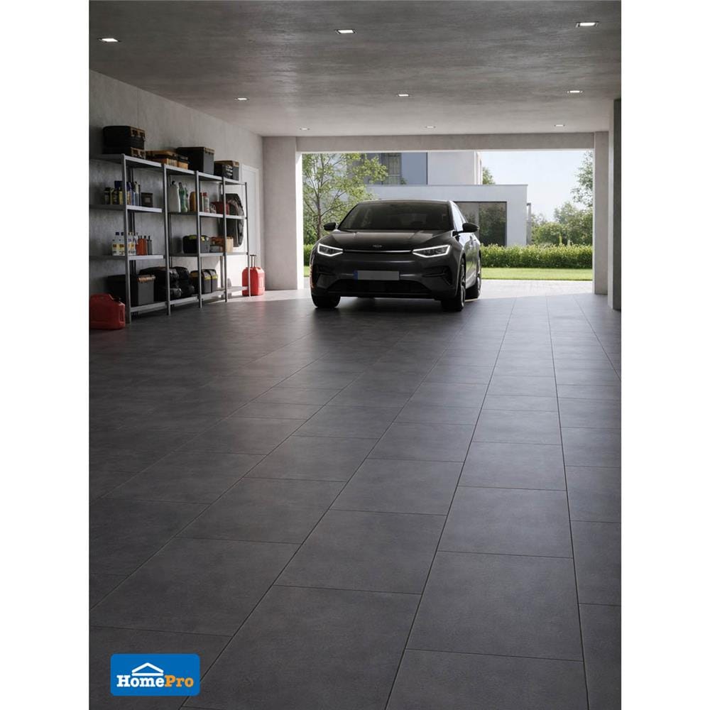 กระเบื้องพื้นพอร์ซเลน 30x60 ซม. COTTO ซานโตรินี เทาเข้ม PM 1.44 ตร.ม.