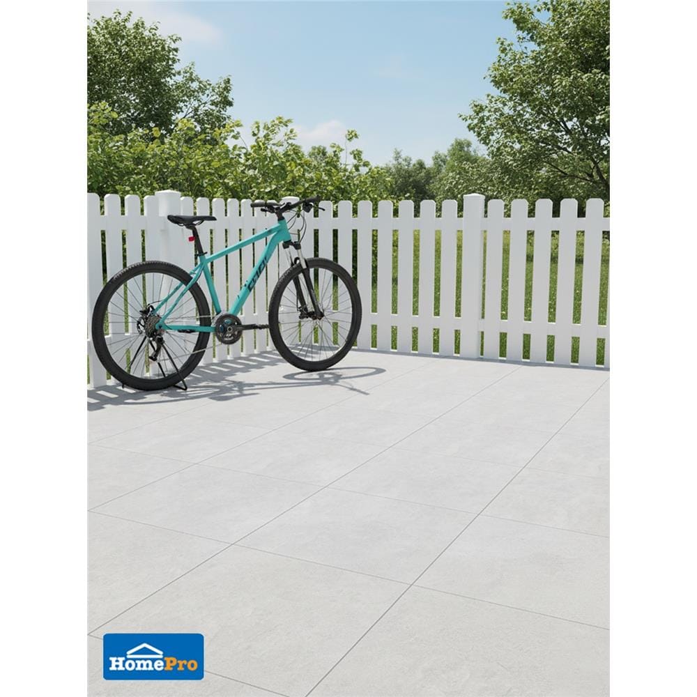 กระเบื้องพื้นพอร์ซเลน 60x60 ซม. COTTO พีโม เทา PM 1.44 ตร.ม.