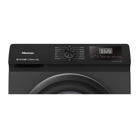 เครื่องซักผ้าฝาหน้า HISENSE WF120N1 12 กก. 1200RPM อินเวอร์เตอร์ สีดำ_2