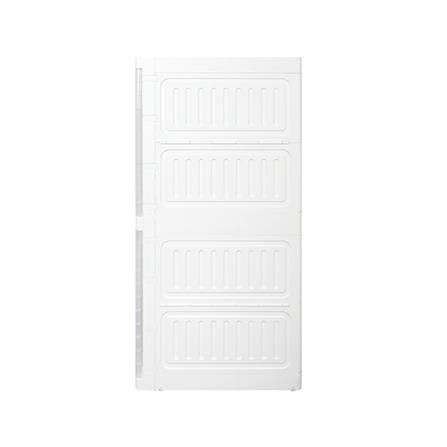 ตู้บานเปิด 2 ชั้น STACKO SNOWY 60x55x117 ซม. สีขาว_3