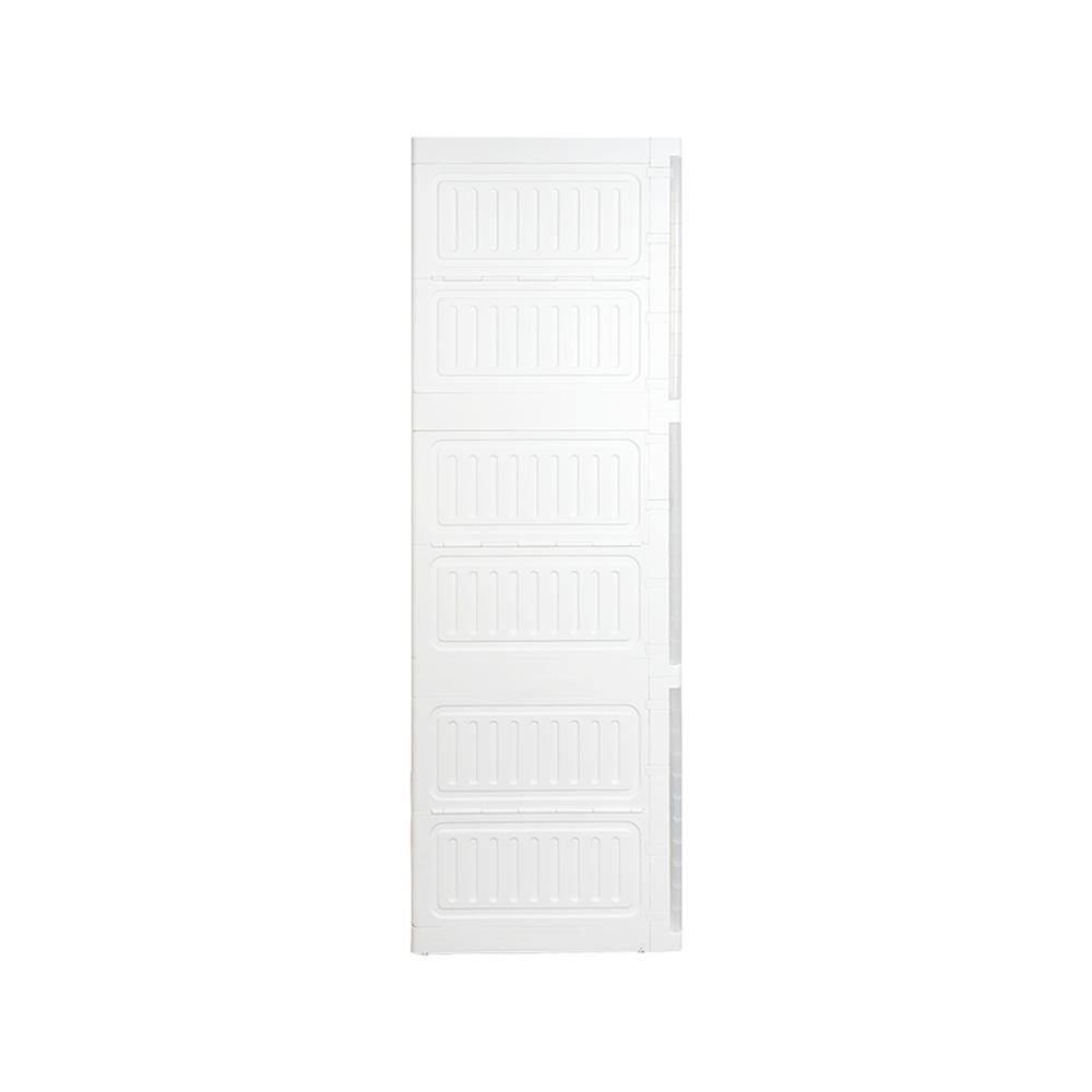ตู้บานเปิด 3 ชั้น STACKO SNOWY 60x55x173.5 ซม. สีขาว