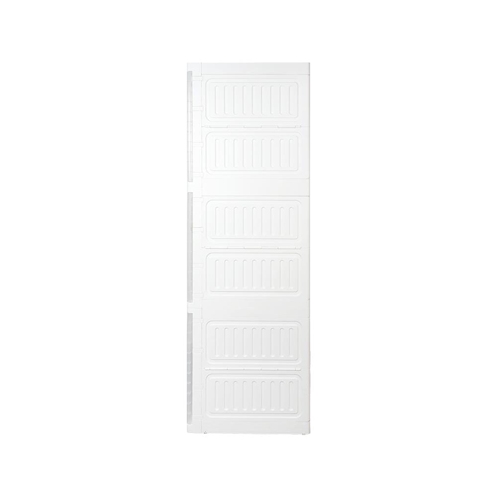 ตู้บานเปิด 3 ชั้น STACKO SNOWY 60x55x173.5 ซม. สีขาว