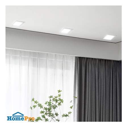 ดาวน์ไลท์ LED NAGAS DL-S 18 วัตต์ เดย์ไลท์ อะลูมิเนียม/พลาสติก สีขาว 6 นิ้ว เหลี่ยม_4