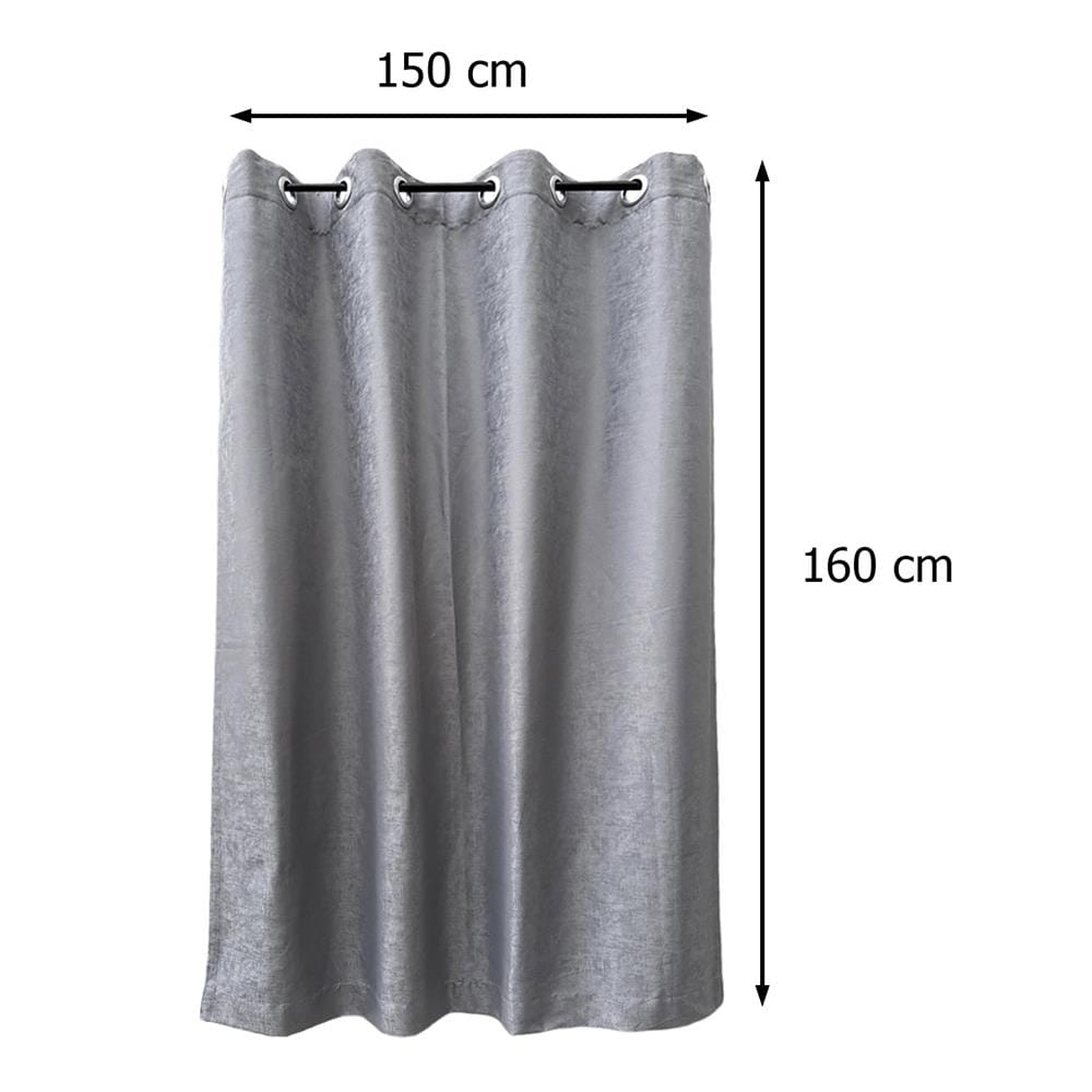 ผ้าม่าน EYELET HOME LIVING STYLE ELLA UV 150x160 ซม. สีเทา