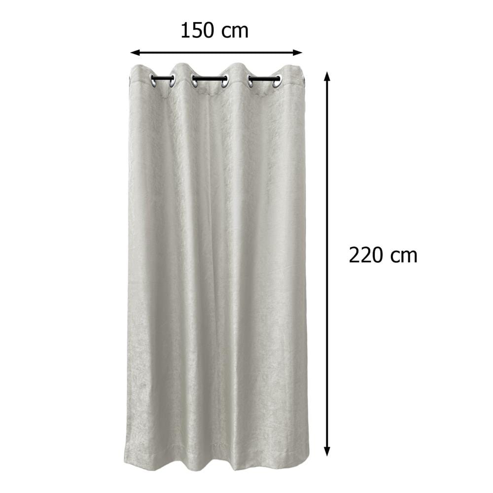 ผ้าม่าน EYELET HOME LIVING STYLE ELLA UV 150x220 ซม. สีครีม