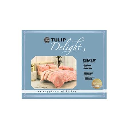 ชุดผ้าปูที่นอน 5 ฟุต (ชุด 5 ชิ้น) TULIP DELIGHT 60013-DL129_3