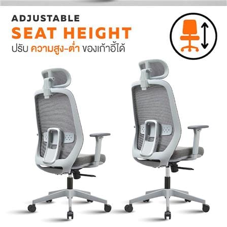 เก้าอี้สุขภาพ ERGOTREND DAWN สี่เทา_10