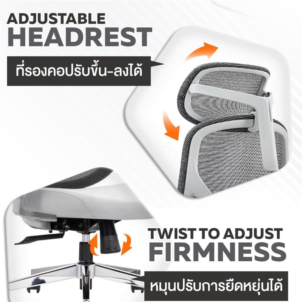 เก้าอี้สุขภาพ ERGOTREND YOO สีดำ