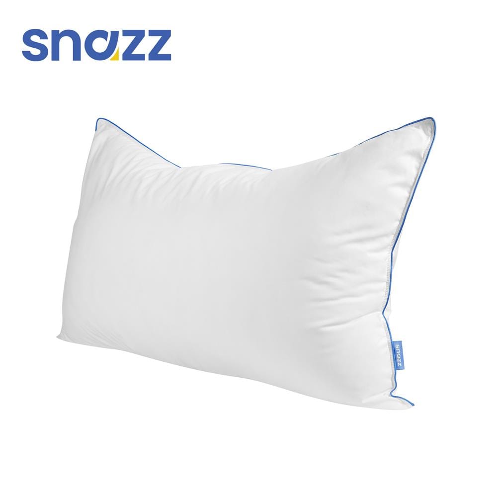 หมอนหนุน ขนห่านเทียม SNAZZ DOWN ALTERNATIVE CLOUDY 19x29 นิ้ว สีขาว_1