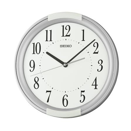 นาฬิกาแขวน SEIKO CLOCKS QXA858S 12.2 นิ้ว สีเงิน