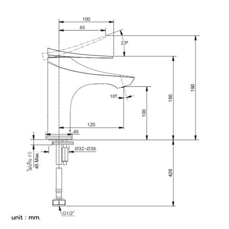 ก๊อกอ่างล้างหน้า KOHLER K-29546T-4CD-BL_3