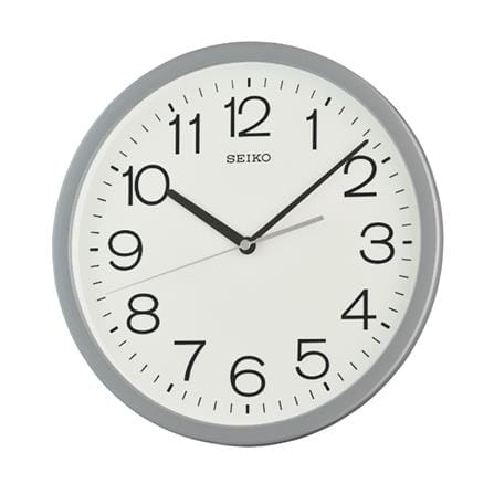 นาฬิกาแขวน SEIKO CLOCKS QXA847N 12.2 นิ้ว สีเทา