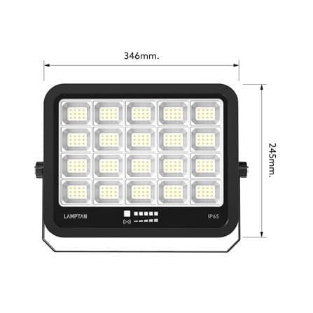 สปอตไลท์ SOLAR LAMPTAN ADVANCE 900 วัตต์ DAYLIGHT สีดำ_9