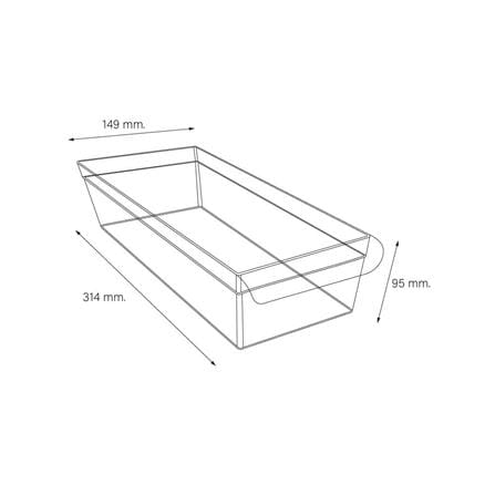 กล่องใสอเนกประสงค์ KECH PULLA ไซซ์ S 14.9x31.4x9.5 ซม._4
