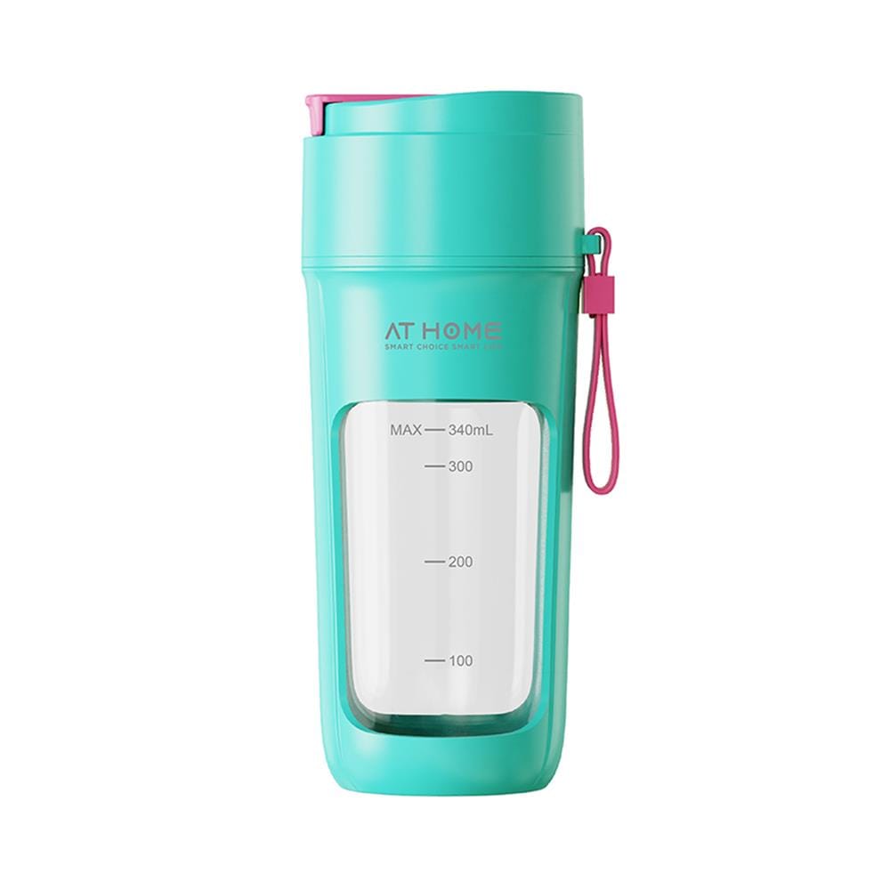 เครื่องปั่นน้ำผลไม้พกพา AT HOME 10HO00088 0.34 ลิตร สีเขียว
