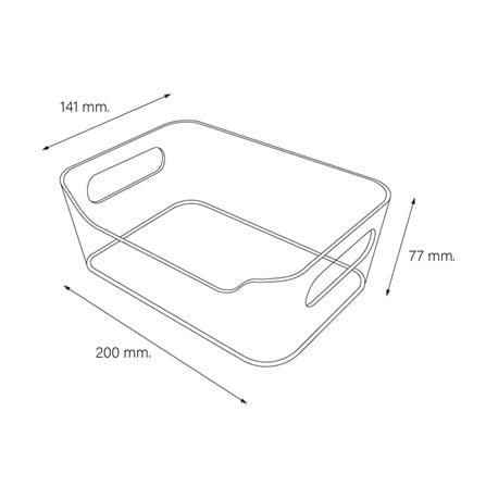 กล่องอเนกประสงคเปิดหน้า KECH HANDY ไซซ์ S 14.1x20x7.7 ซม._4