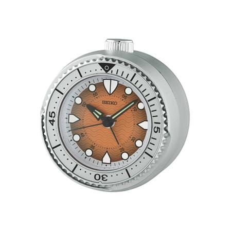 นาฬิกาปลุก SEIKO CLOCKS QHE207T 4x3.8 นิ้ว สีเงิน