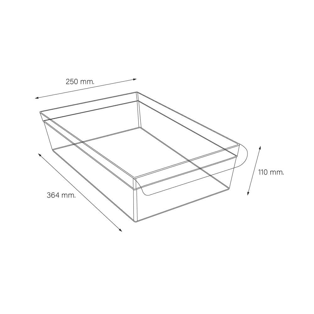 กล่องใสอเนกประสงค์ KECH PULLA ไซซ์ L 25x36.4x11 ซม.