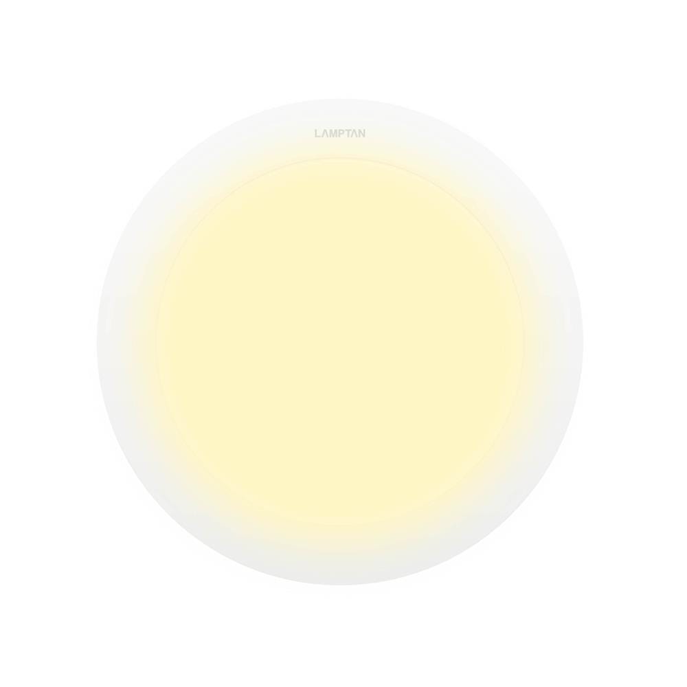ดาวน์ไลท์ LED LAMPTAN ULTRA SLIM PC 7 นิ้ว 15 วัตต์ COOL WHITE สีขาว