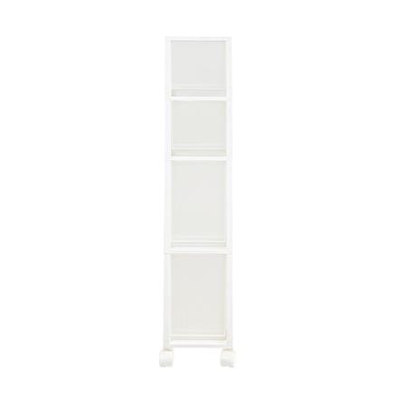 ตู้ลิ้นชักแคบ 4 ชั้น STACKO HANA 19x36.5x90.8 ซม. สีขาว_1
