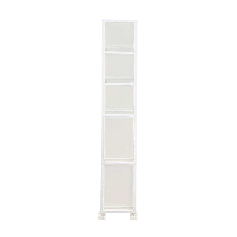 ตู้ลิ้นชักแคบ 5 ชั้น STACKO HANA 19x36.5x104.3 ซม. สีขาว