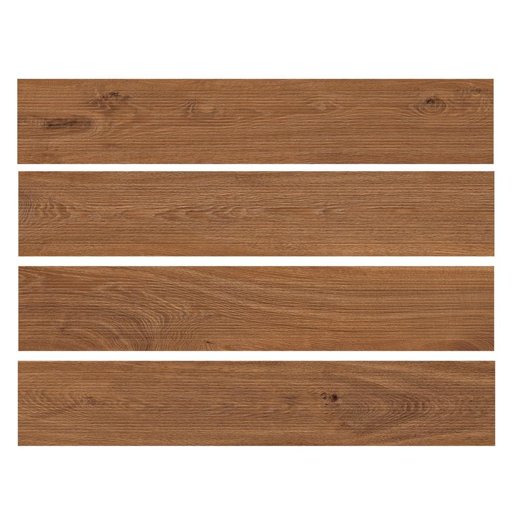 กระเบื้องพื้นพอร์ซเลน 20x120 ซม. TARA เลโอนาร์โด น้ำตาลเข้ม A 0.96 ตร.ม.