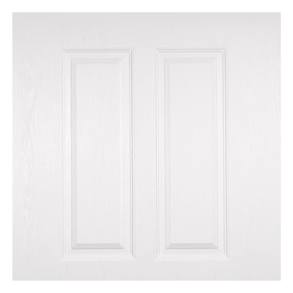 ประตูภายนอก UPVC เจาะลูกบิด MODERNWOOD MWR005 90x200 ซม. สีขาว