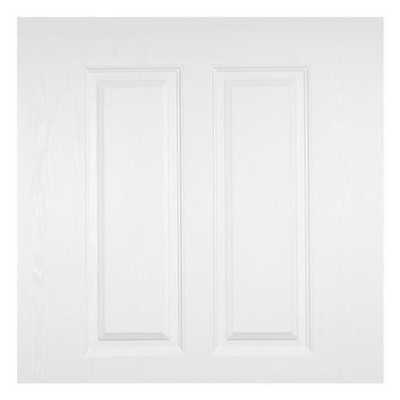 ประตูภายนอก UPVC เจาะลูกบิด MODERNWOOD MWR005 90x200 ซม. สีขาว_2