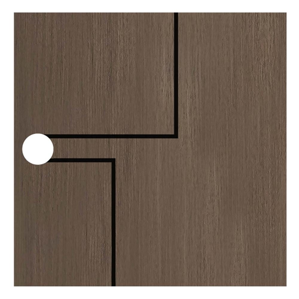 ประตูภายใน UPVC เจาะลูกบิด MODERNWOOD LMWNR15 80x200 ซม. สีโอ๊ค