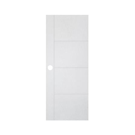 ประตูภายใน UPVC เจาะลูกบิด MODERNWOOD MWIR004 80x200 ซม. สีขาว_0