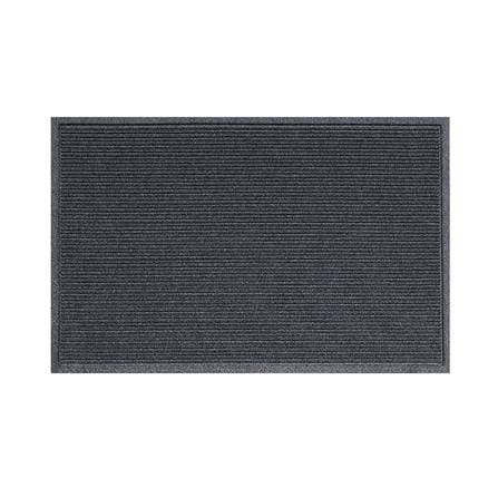 พรมเช็ดเท้าดักฝุ่น KLEEN-TEX STRIPE 45x75 ซม. สีเทาเข้ม_0