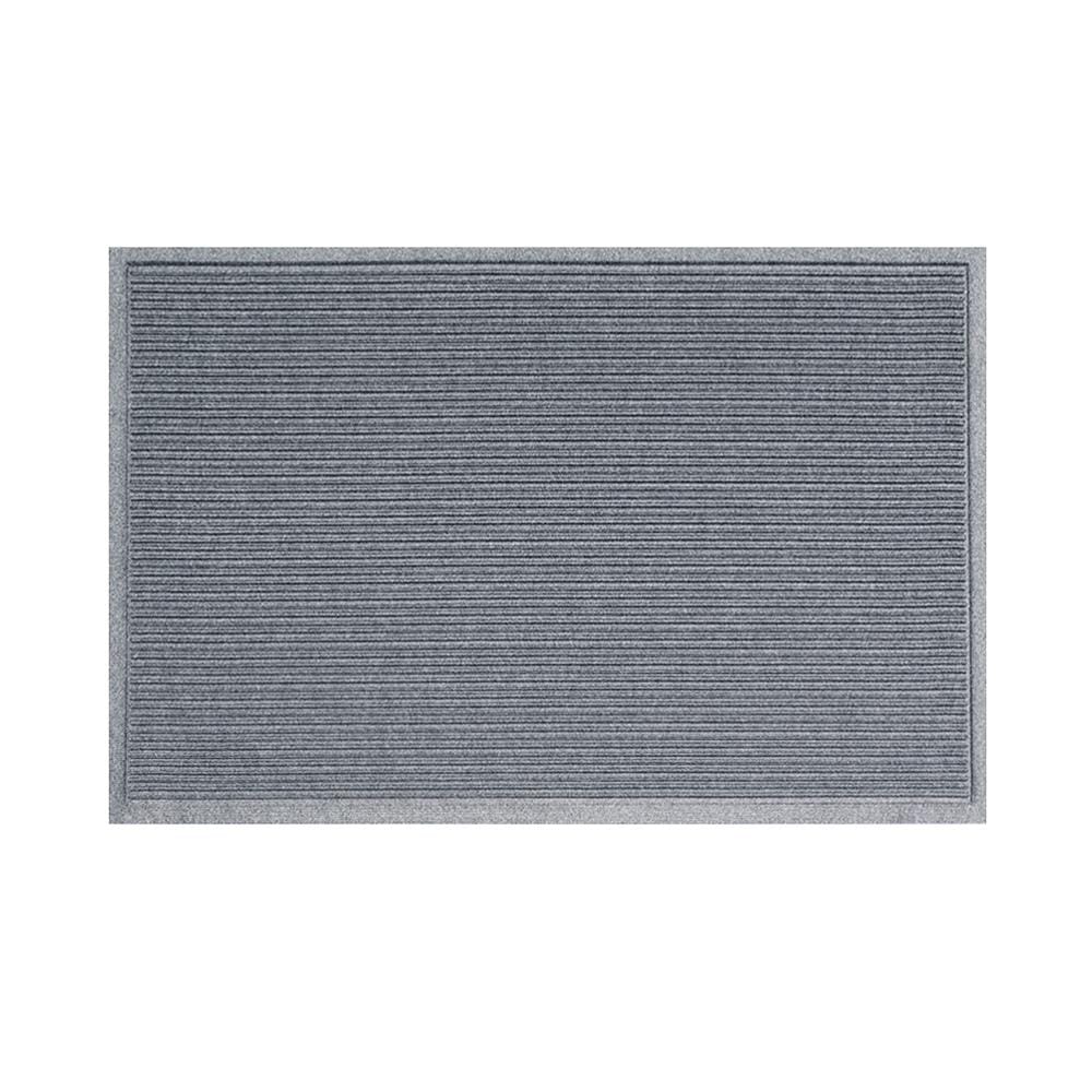 พรมเช็ดเท้าดักฝุ่น KLEEN-TEX STRIPE 45x75 ซม. สีเทาอ่อน