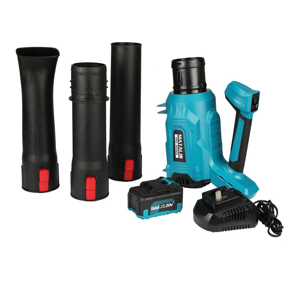 เครื่องเป่าใบไม้ไร้สาย (พร้อมแบตเตอรี่) MATALL PRO JP5002 20 โวลต์