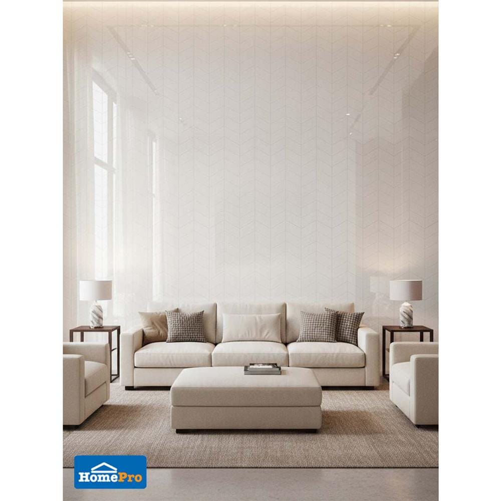 กระเบื้องผนัง 30x45 ซม. DURAGRES เดฟ ไวท์ A 1.08 ตร.ม.