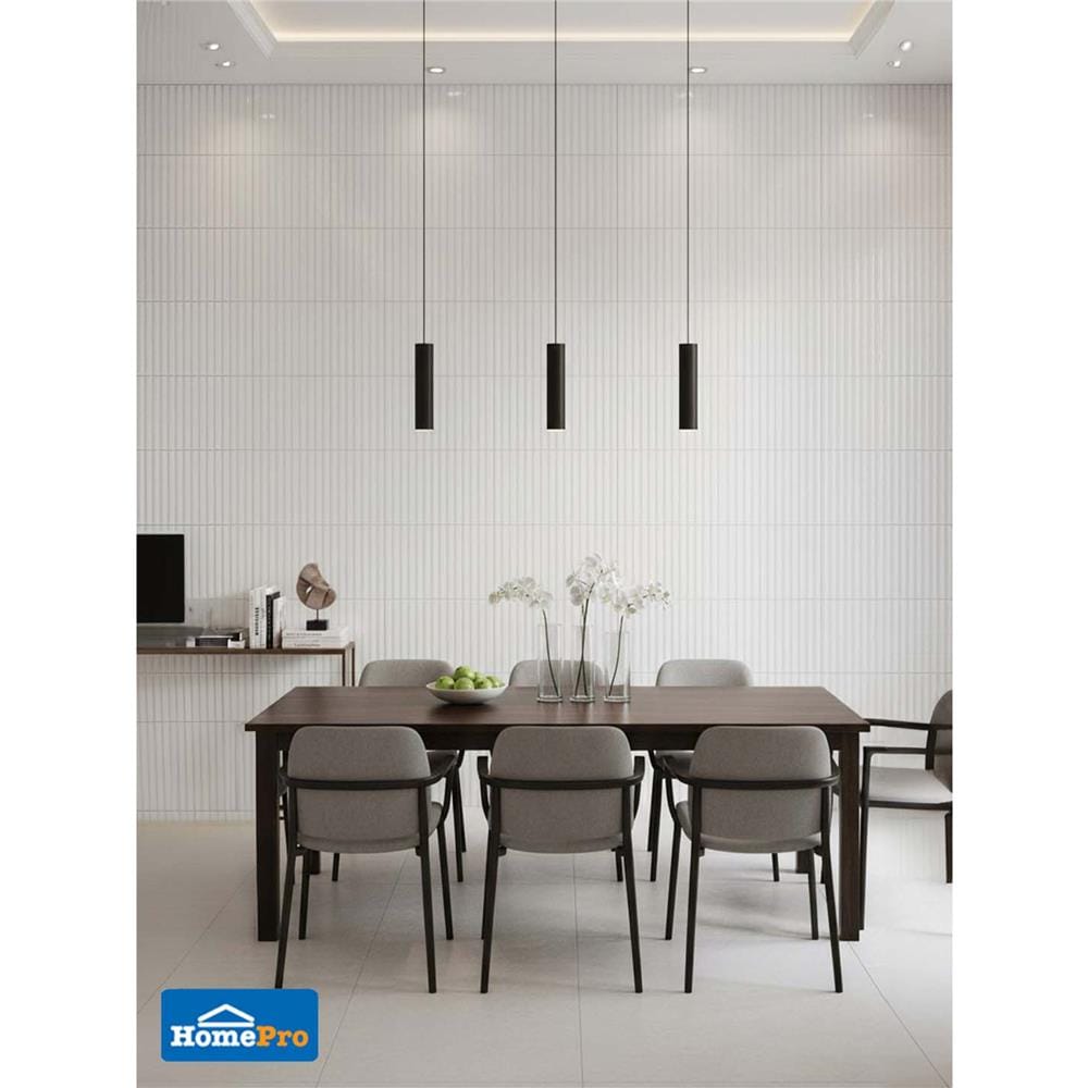 กระเบื้องผนัง 30x45 ซม. DURAGRES นาตาย่า ไลน์ ไวท์ A 1.08 ตร.ม.