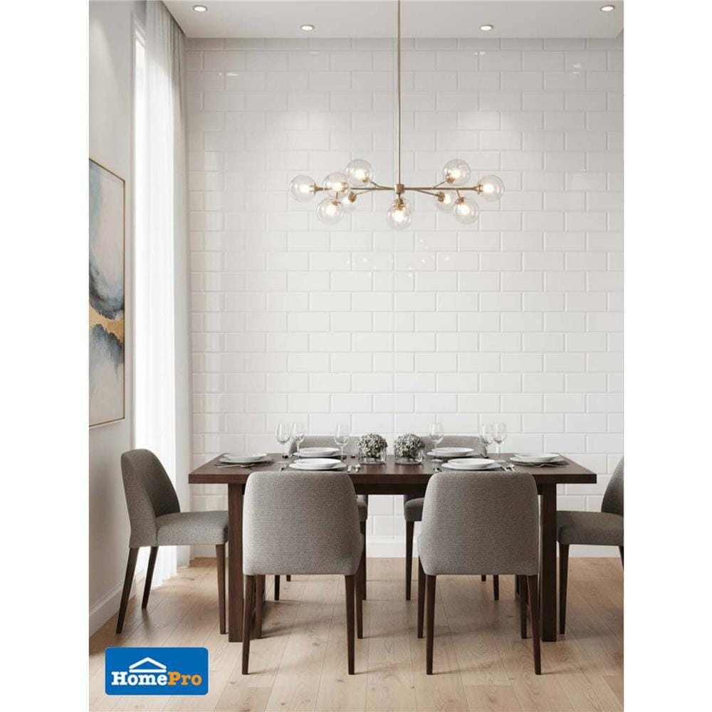 กระเบื้องผนัง 30x45 ซม. DURAGRES มาเว่น บริค ไวท์ A 1.08 ตร.ม.