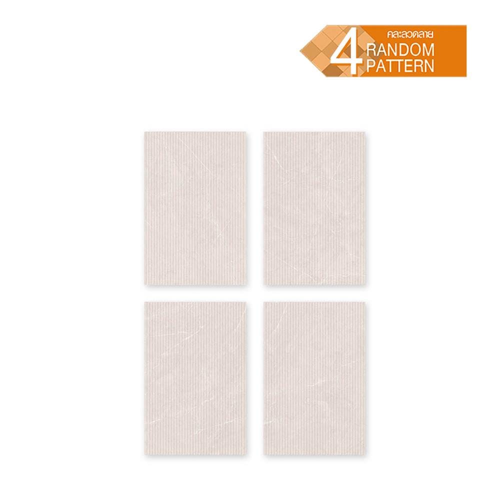 กระเบื้องผนัง 30x45 ซม. DURAGRES โลก้า ไลน์ โบน A 1.08 ตร.ม.