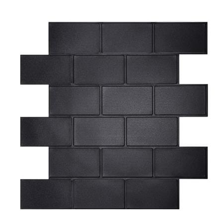 สติ๊กเกอร์ D.I.Y HOME LIVING STYLE MATT 30x30 ซม. สีดำ (แพ็ก 4 ชิ้น)_0