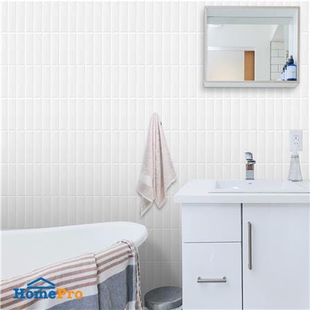 สติ๊กเกอร์ D.I.Y HOME LIVING STYLE GLOSSY 22x29 ซม. สีขาว (แพ็ก 4 ชิ้น)_3
