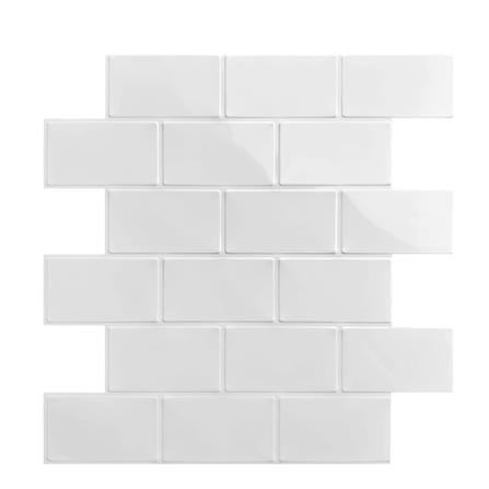 สติ๊กเกอร์ D.I.Y HOME LIVING STYLE MATT 30x30 ซม. สีขาว (แพ็ก 4 ชิ้น)_0