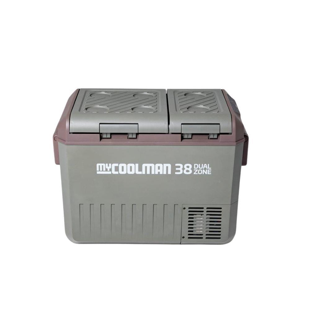 ตู้แช่แข็ง MYCOOLMAN MCMR38DZ 38 ลิตร สีเขียว/น้ำตาล