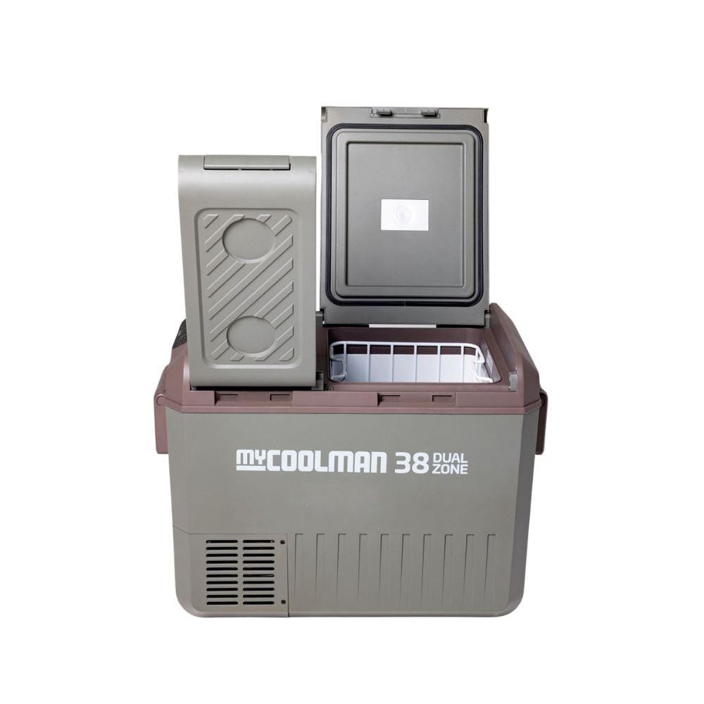 ตู้แช่แข็ง MYCOOLMAN MCMR38DZ 38 ลิตร สีเขียว/น้ำตาล