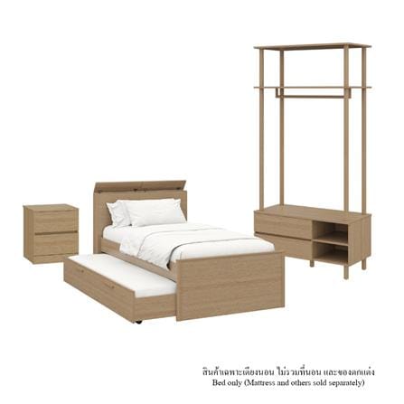 ชุดห้องนอน 3.5 ฟุต KONCEPT TOMO 59063883 สีแคชชูโอ๊ค_0