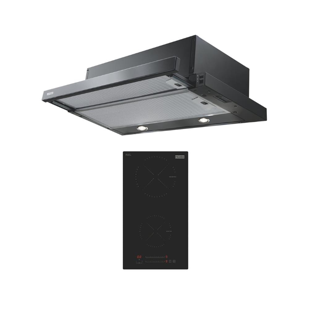 เตาฝัง+เครื่องดูดควัน FRANKE FIH3210+FTC601 BK/GL