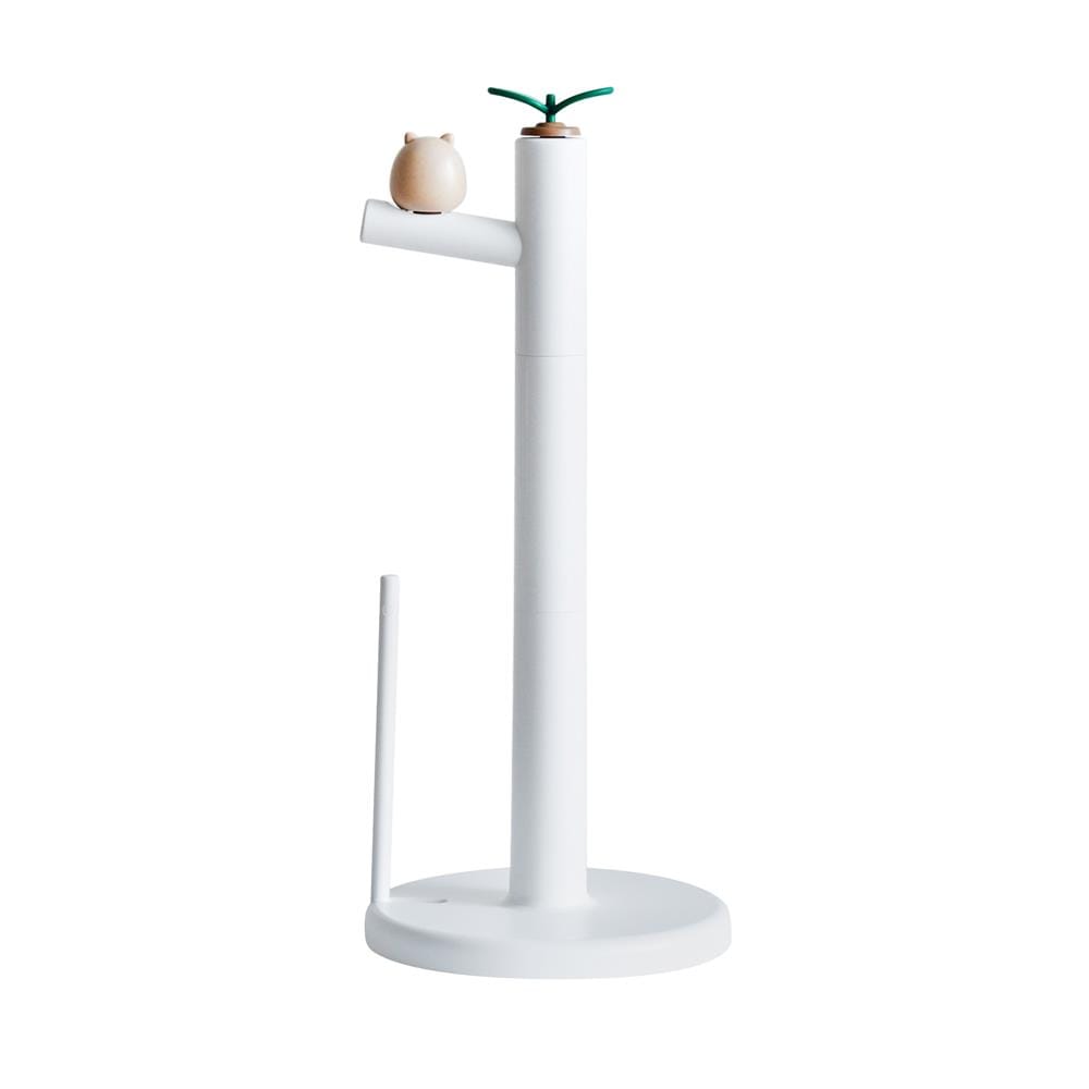 ที่ใส่ทิชชู่ม้วน MINIMAL SCULPT OWL FRIEND สีขาว