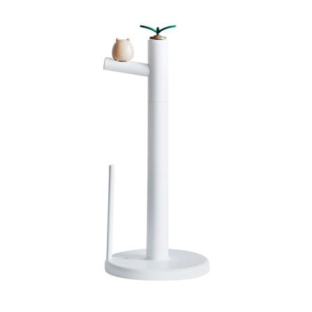 ที่ใส่ทิชชู่ม้วน MINIMAL SCULPT OWL FRIEND สีขาว_1