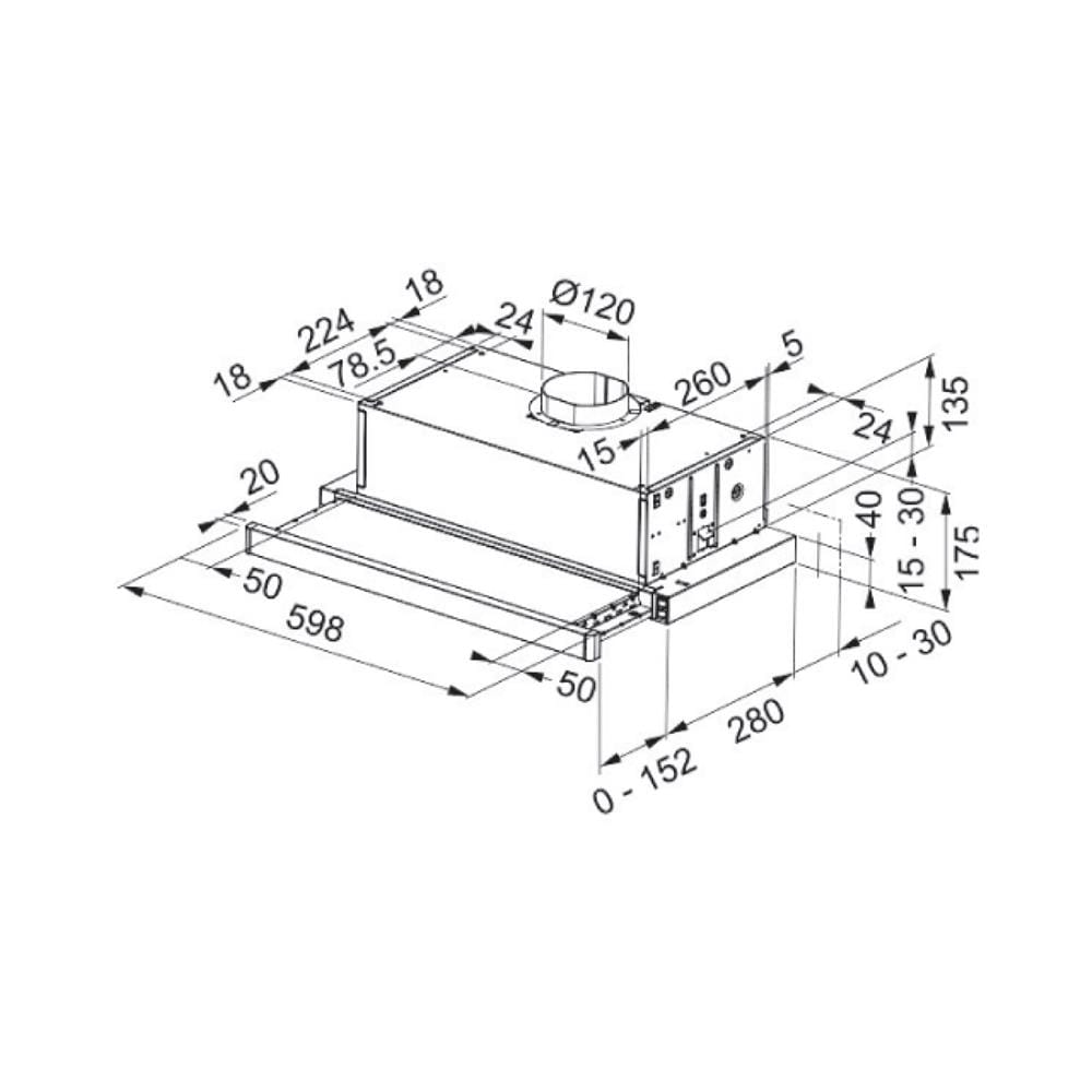 เตาฝัง+เครื่องดูดควัน FRANKE FIH3210+FTC632L BK